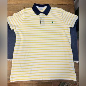 Brooks Brothers Men’s Slim Fit Polo Shirt Striped Short Sleeve